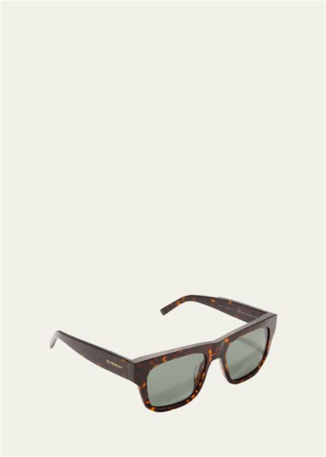 Givenchy Men's GV40002U Square Acetate Sunglasses